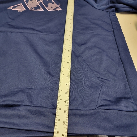 Adidas M GG Bl Nov Hd Pullover Hoodie Purple - Picture 5 of 8